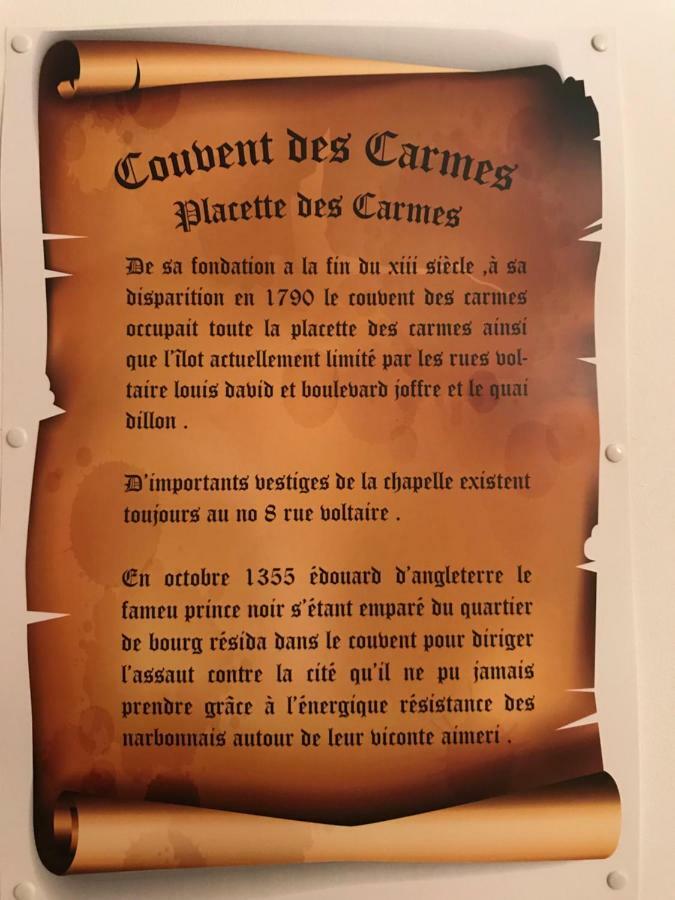 Chambre Familiale Du Couvent Narbonne Bagian luar foto